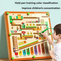 MagniMaze™ – Montessori Magnetic Rolling Ball Maze