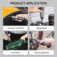 TorquePro™ Mini Electric Screwdriver Set – USB Rechargeable Precision Power Tool Kit (2000mAh)