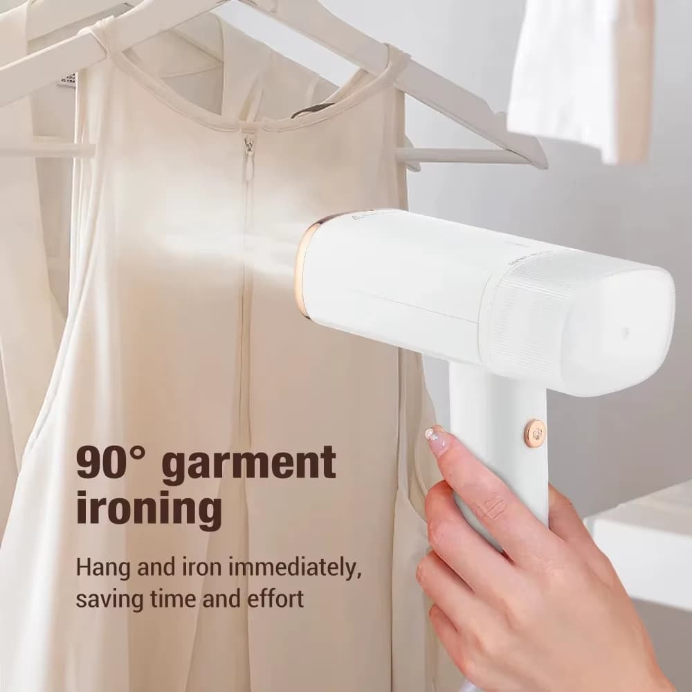 💨 SteamPro™ 1000W Portable Garment Steamer – Fast Heat, Foldable & Travel-Ready Fabric Iron with 130ml Tank