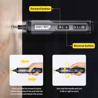TorquePro™ Mini Electric Screwdriver Set – USB Rechargeable Precision Power Tool Kit (2000mAh)