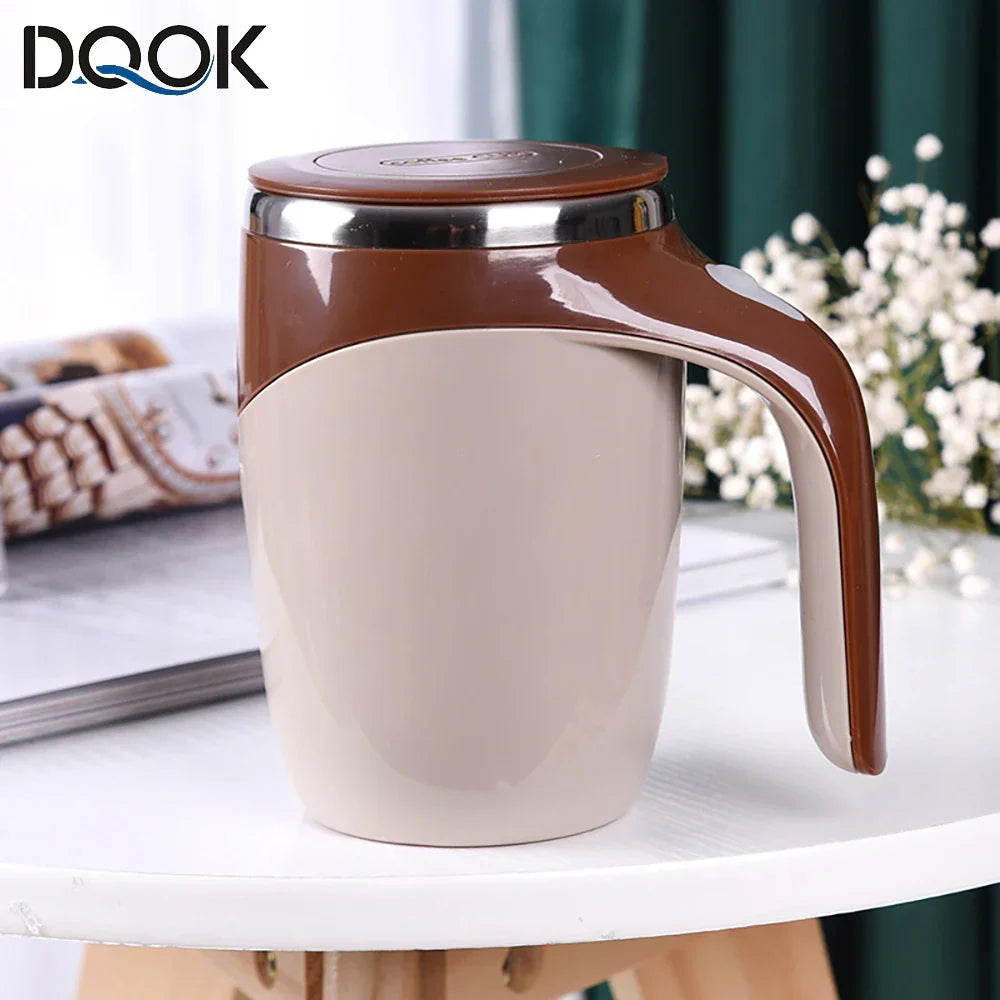 ☕ BrewFlow™ Magnetic Stir Mug – Perfectly Stirred Coffee at the Push of a Button