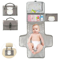 🧼 SnugNappy™ Portable Diaper Changing Pad – Waterproof Travel Kit with Storage Pockets | Ideal Baby Shower Gift
