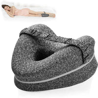 🛌 ErgoLeg™ Support Pillow – Relieve Sciatica, Hip & Back Pain 🌙✨