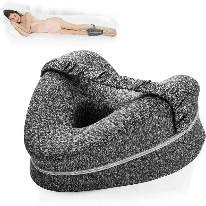 🛌 ErgoLeg™ Support Pillow – Relieve Sciatica, Hip & Back Pain 🌙✨