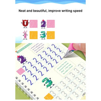📋 Winley™ Magic Practice Groove Copybook – Master Numbers, Letters & Calligraphy with Ease!