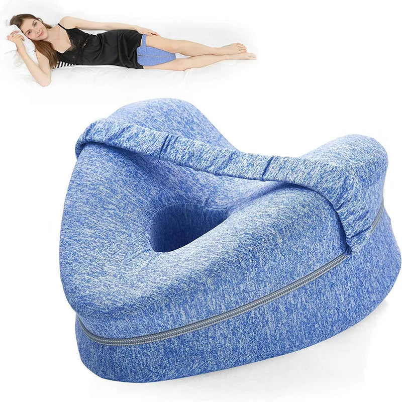 🛌 ErgoLeg™ Support Pillow – Relieve Sciatica, Hip & Back Pain 🌙✨