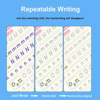 📋 Winley™ Magic Practice Groove Copybook – Master Numbers, Letters & Calligraphy with Ease!