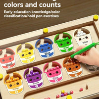 MagniMaze™ – Montessori Magnetic Rolling Ball Maze