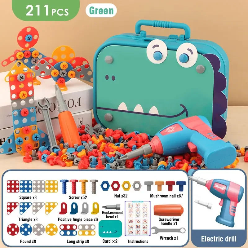 BuildBuddy™ – Electric Drill Assembly Puzzle Toy