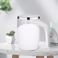 ☕ BrewFlow™ Magnetic Stir Mug – Perfectly Stirred Coffee at the Push of a Button