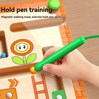 MagniMaze™ – Montessori Magnetic Rolling Ball Maze