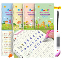 📋 Winley™ Magic Practice Groove Copybook – Master Numbers, Letters & Calligraphy with Ease!