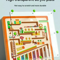 MagniMaze™ – Montessori Magnetic Rolling Ball Maze