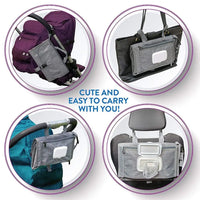 🧼 SnugNappy™ Portable Diaper Changing Pad – Waterproof Travel Kit with Storage Pockets | Ideal Baby Shower Gift