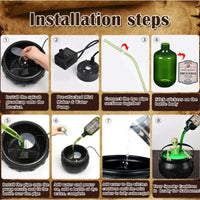 Enchanted Mist™ Witch Cauldron – Fog Machine with Floating Bottle & LED Skull Lights