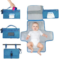 🧼 SnugNappy™ Portable Diaper Changing Pad – Waterproof Travel Kit with Storage Pockets | Ideal Baby Shower Gift