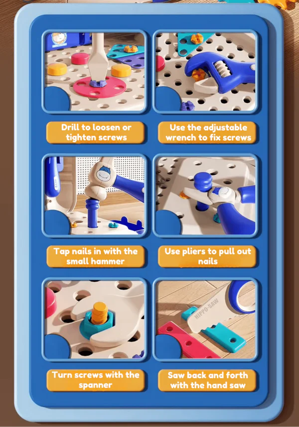 Hippo Tool Hub – The Ultimate Montessori Toy For Curious Kids