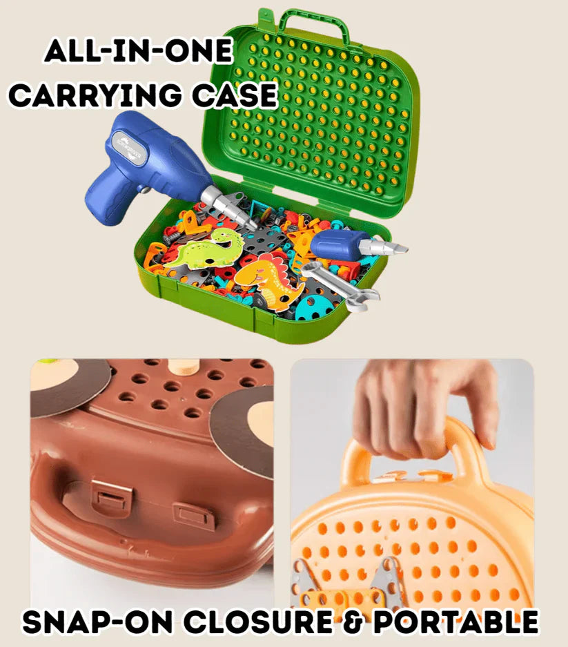 BuildBuddy™ – Electric Drill Assembly Puzzle Toy